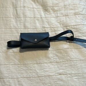 NWOT Black waist bag